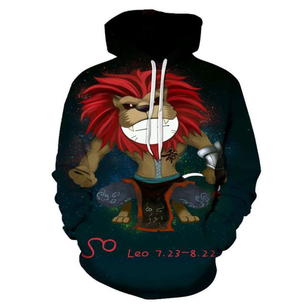 

2021 new selling creative owl 3d digital printing men's hooded sweater hoodies for men sportswear baseball sweatshirt ing, Black