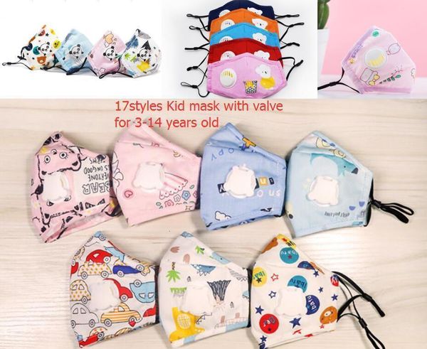 

reusable boy anti-haze pm2.5 children's blue washable cartoon bear pure cotton cloth dustproof and anti-smoke activated carbon mask