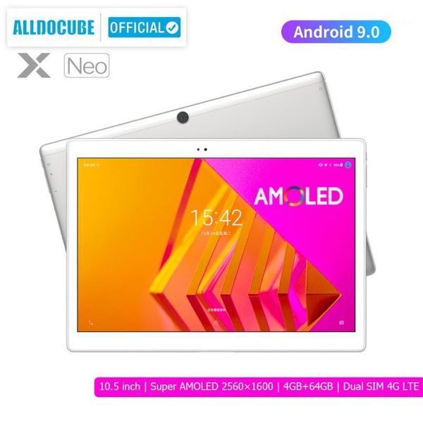 

tablet pc alldocube x neo amoled screen 10.5 inch android 9.0 4gb 64gb 2.5k 2560Ã1600 ips dual sim lte 4g bluetooth 5.01