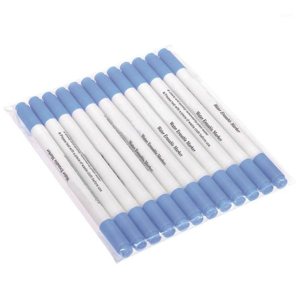 

double head hydrolysis pen 1.0mm+0.5mm water soluble pencil for fabric cross stitch marker1, Black