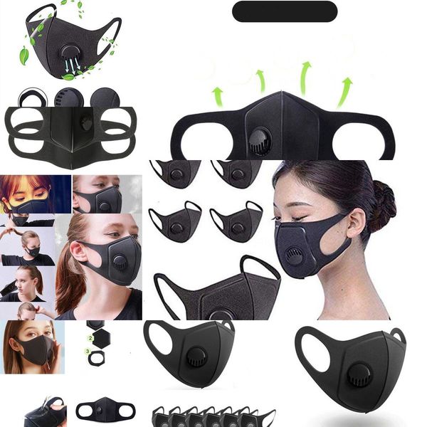 

dustproof original slim face breathing stock valve in sponge mask washable reusable anti-zggq lyq1
