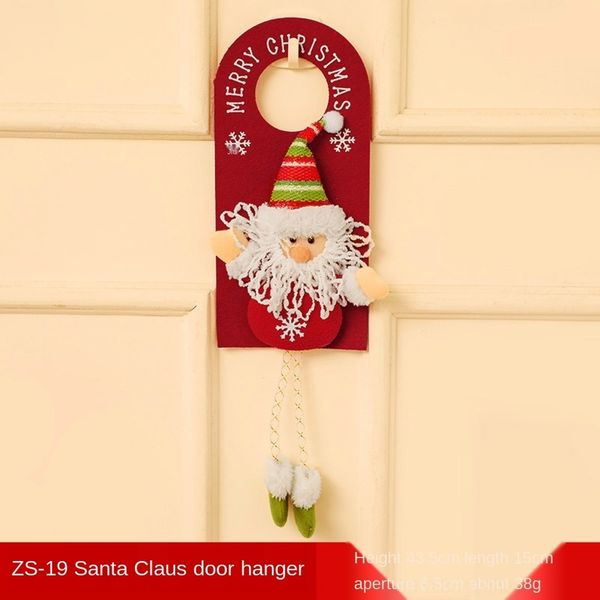 

7pmwm christmas fashion props door hanging atmosphere building props new and cute cartoon style decoration xzmqa