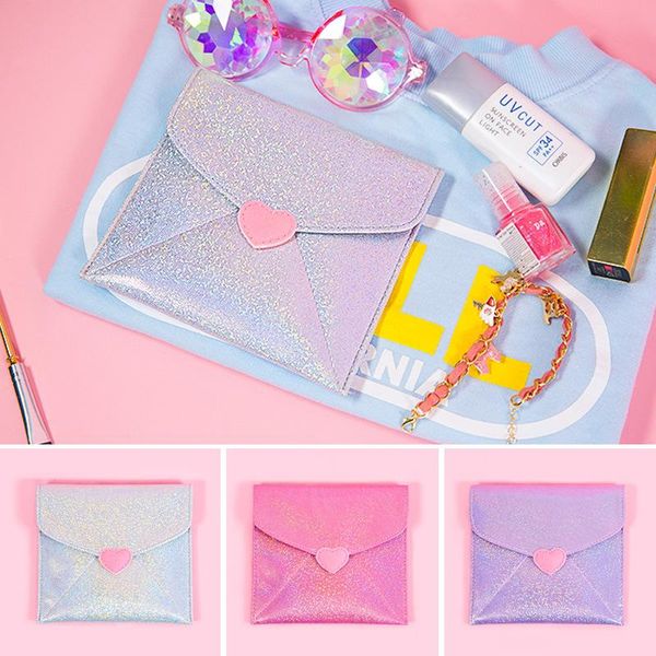 

корейский симпатичные девушки женщин санитарные колодки организатор кошелек держатель салфетка ювелирные изделия деньги хранения сумки косме