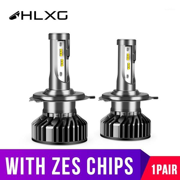 

hlxg h7 led h4 hb3 hb4 turbo led h8 h11 car lights with luxeon zes high low beam driving fog lamp 80w 12000lm super bright 12v1