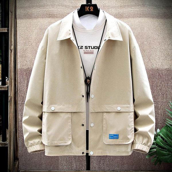 

men's jackets jacket fashion bomber casual wild sportwear simple hooded men zipper outwear g24, Black;brown
