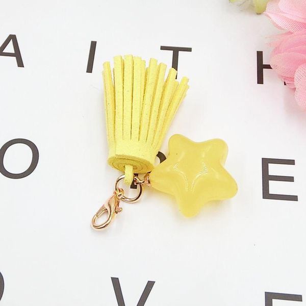 

12pcs lot personalized suede tassel pendants leather tassels for keychain bag cellphone pendant home decoration diy accessories h bbykyw