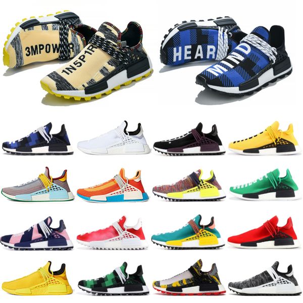 

mens human race extra eye bbc heart mind running shoes hu pharrell williams solar pack nerd aqua white inspiration trainers runner sneakers, White;red