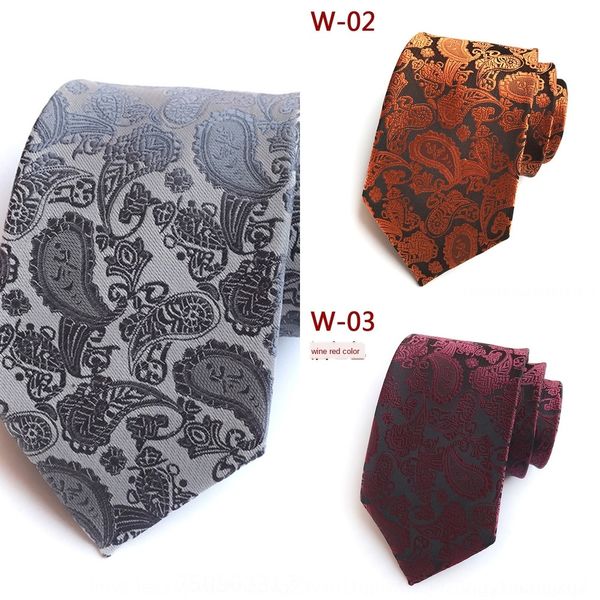 

5ujh men's stripes tiefashion gz16 red gold jacquard party wedding woven silk design necktie, Blue;purple