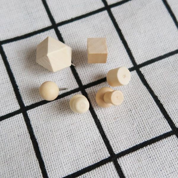 

деревянные нажмите thumbtack drawing pins для photo wall soft wood board cork board map pin wood head позиционирование иглы nail pins новый