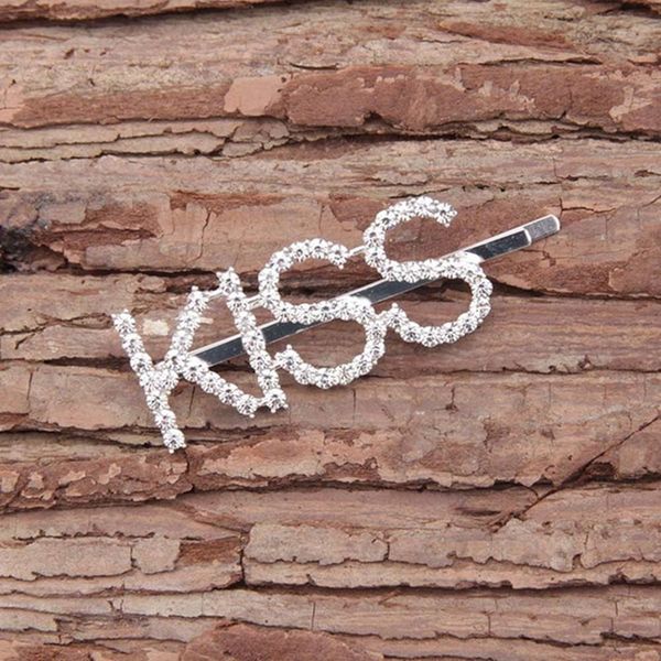 

2021 зажим горячего способа letter word rhinestone кристалл шпилька hairgrip hairclips волос ручки pin барретт украшение для волос аксессуар
