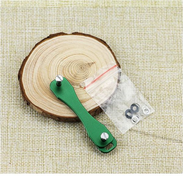 

creative business gift solid smart key holder edc key wallet pocket key organizer tool metallic car keychain conveni jlldfk, Red;blue