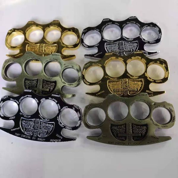 

glass fiber alloy finger tiger four finger self defense weapon iron hand brace aluminum alloy self defense equipment clasp 502