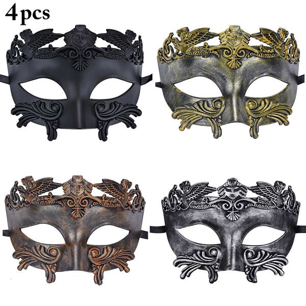 

decorative face halloween half vintage masquerade cosplay party mask for men