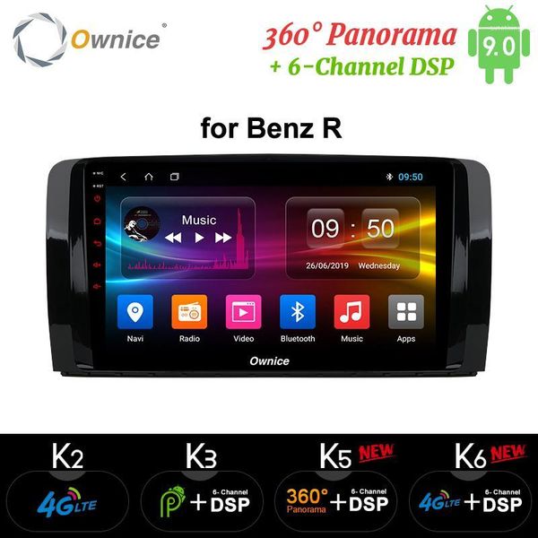 

ownice 360 panorama android 9.0 dsp spdif k5 k6 car dvd player gps radio for r class w251 r280 r300 r320 r3501