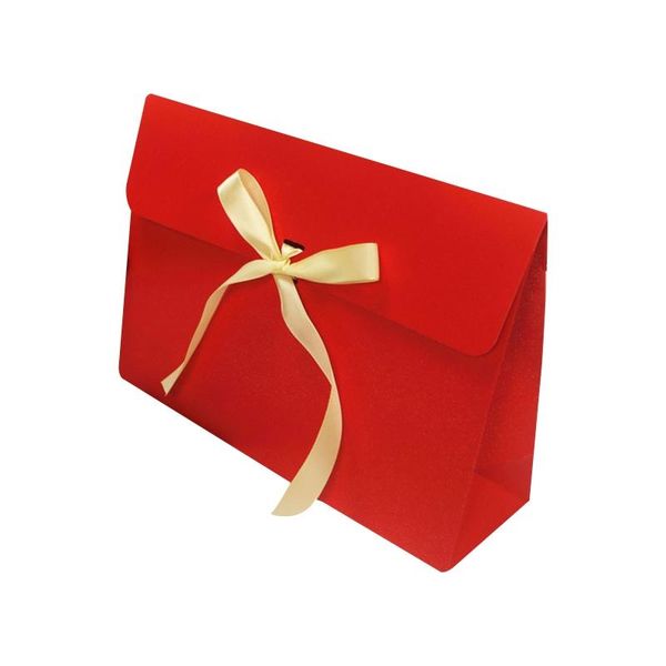

20 pack paper gift bags with bow ribbon deluxe scarf gloves hats jewelry box 875a