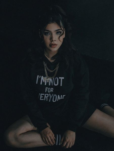 

slogan graphic drawstring hoodie c26u#, White;black