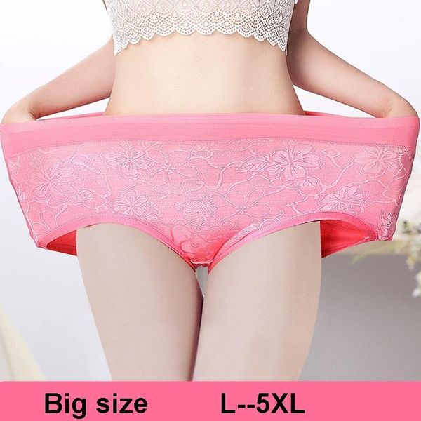 

3pcs/lot 2020 new fashion bamboo fibre plus big size panties seamless panty women big size briefs high waist ladies' underwear1, Black;pink
