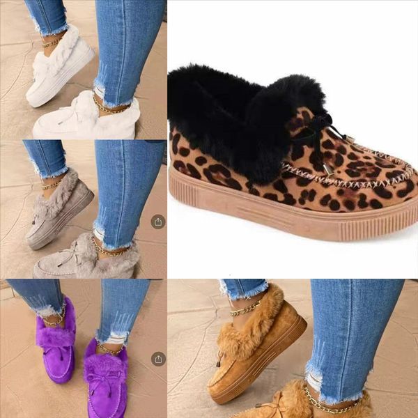 

sxqn2 lightweight mop home flats luxury snow boots fluffy female slipper woman cotton women's cotton yarn plus velvet thick warm slippe, Black