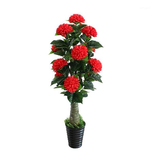 

decorative flowers & wreaths artificial 140cm plastic peony tree bonsai living room decoration greenery fake plants plants1