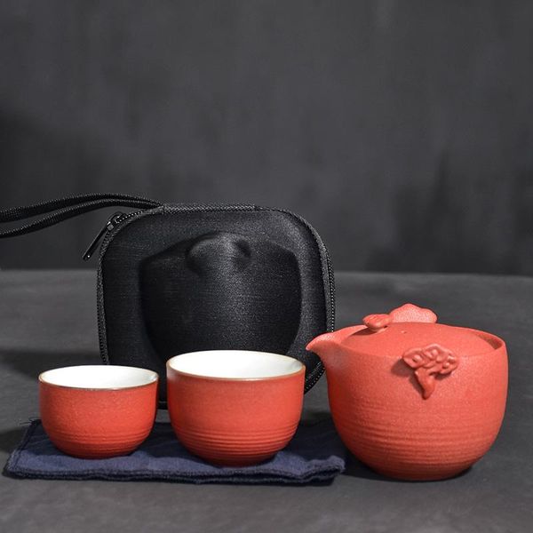 

tangpin ceramic teakot gaiwan с 2 чашками портативных туристических чайных чайных чайных программ tangpin ceramic освобождает jllcyx