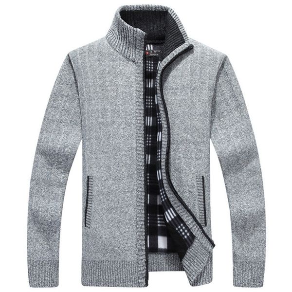 

2020 men's cotton wool winter man's cardigan sweater nol8, White;black