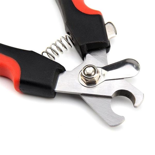 

pet nail clippers stainless steel dog nail scissor professional animal cat claw cutters puppy dog grooming scissors