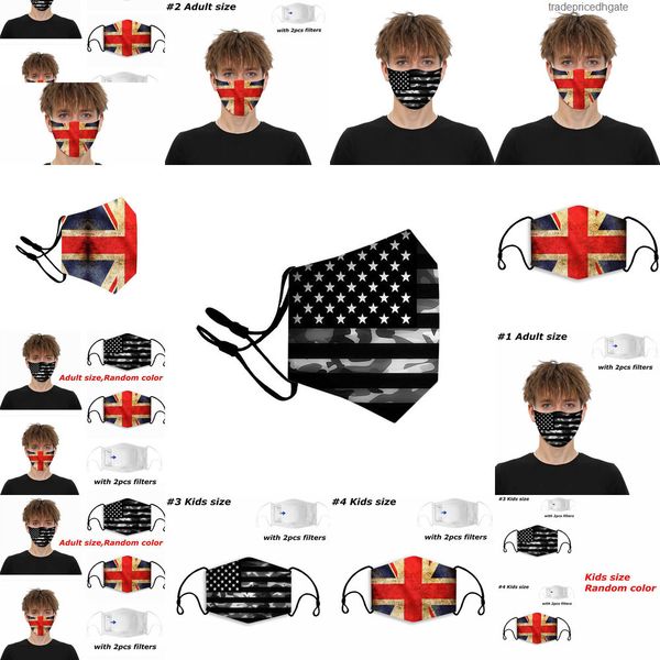 

mask washable face masks kids and reusable britain american flag printed dustproof a d9kb msf9