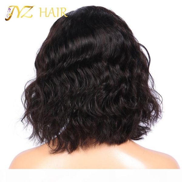 

jyz brazilian wet and wavy human hair wigs brazilian water wave lace front wigs glueless full lace wigs bleached knots, Black;brown