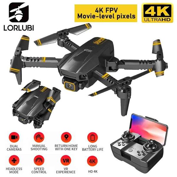 

lorlubi cs12 drone 4k hd wide angle camera 5g 2.4g wifi fpv dual rc mini quadcopter real-time transmission helicopter toy