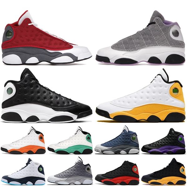 

13 13s men basketball shoes cool grey 12 houndstooth red flint black court purple obsidian reverse he got game hyper royal women sneakers me