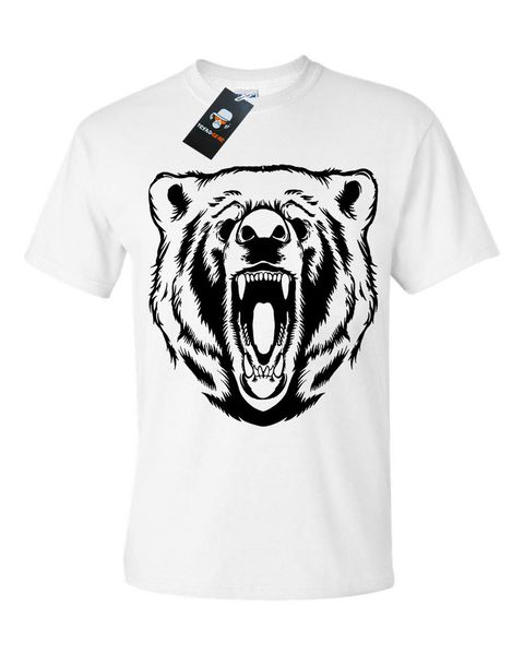 

grizzly bear wild hunter tattoo panda wildlife christmas gift cartoon men new fashion sport hooded sweatshirt hoodie t shirt