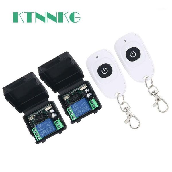 

433mhz dc 12v 1way remote relay module wireless electronic door relay switch rf remote garage poower control drop ship1
