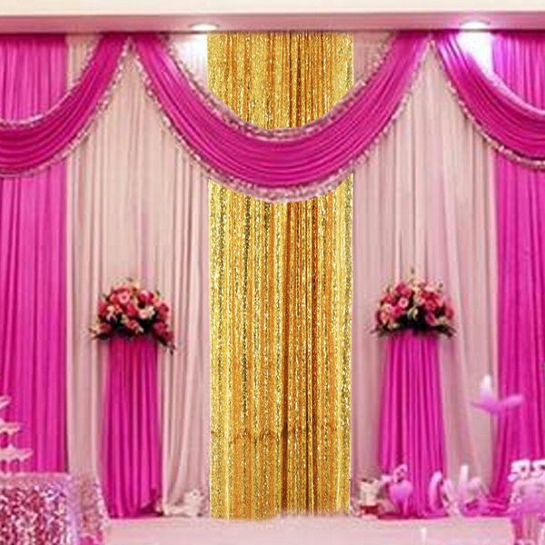 

hot 1шт пришивания фоном фотография фоны свадебное фото booth фоны пришивания шторы drape блестки панели партии декор jllrjv mx_home