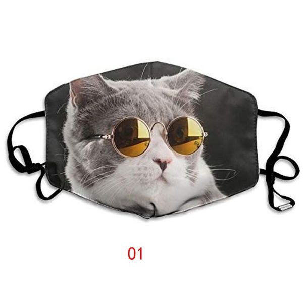 

шарф flag cosplay взрослые моды для животных cat printed дизайнер многоразового бандана шарф регулируемого праздничного косплей аксессуар jl, Black