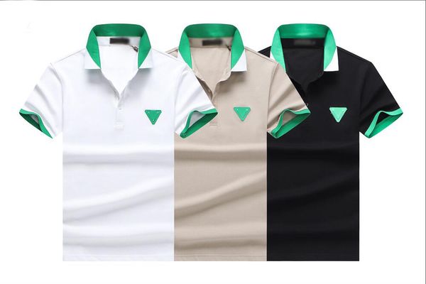 

classic embroidery polo shirts wholesale mens tb polos casual breathable business man shirt size m-xxxl#295, White;black