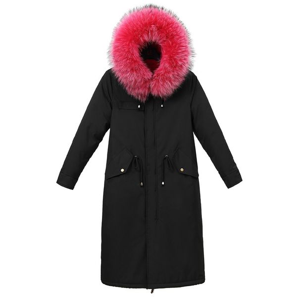 

loose coat cotton girls long fund increase cotton-padded clothes easy cotton-padded jacket woman send overcome 201028, Black