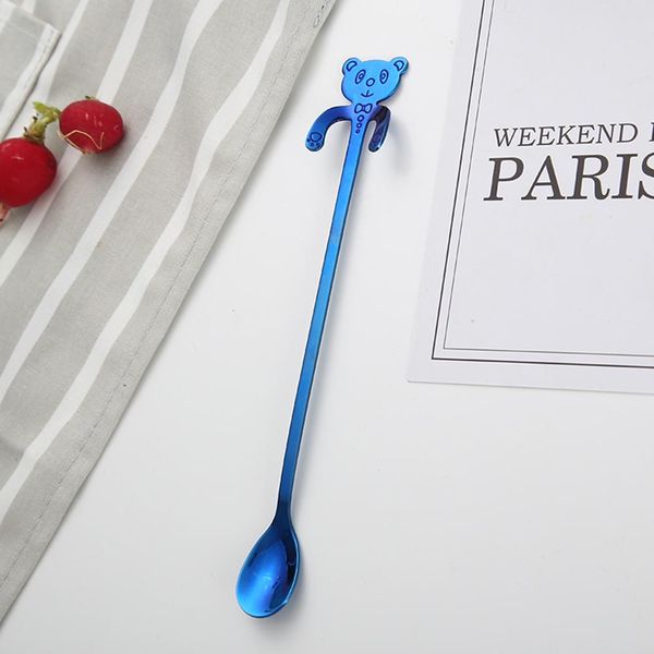 

cute little panda handle coffee spoon 304 stainless steel ice spoon milk coffee spoon ice teaspoon kitchen accessories h bbybxj