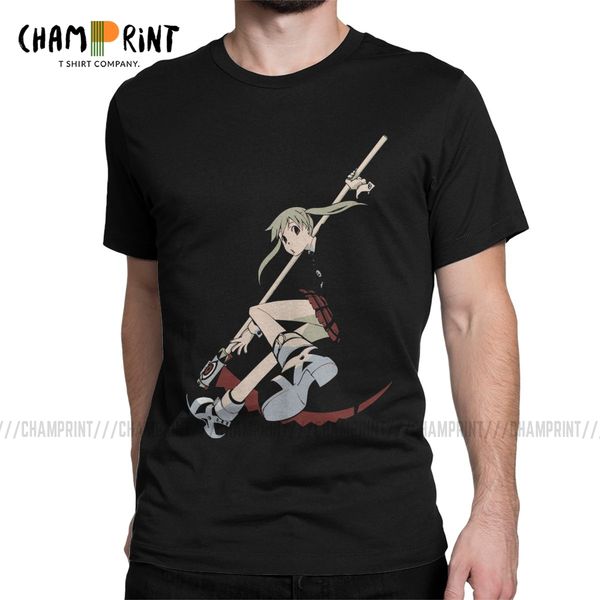 

maka albarn soul eater death kid anime vintage tees short sleeve round neck summer clothes sport hooded sweatshirt hoodie men t shirt