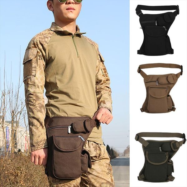 

altsport waist bag for men s outdoor sports multi function leg bag large capacity pockets solid color male leg bag 920g35
