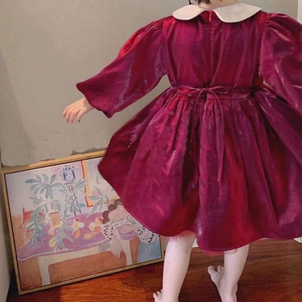 

clothing autumn winter 2020 new korean girl's plush net red children's gold veet drs xizk9735, Red;yellow