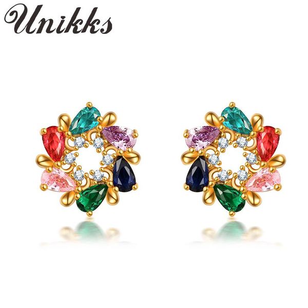 

zircon earrings, Golden;silver