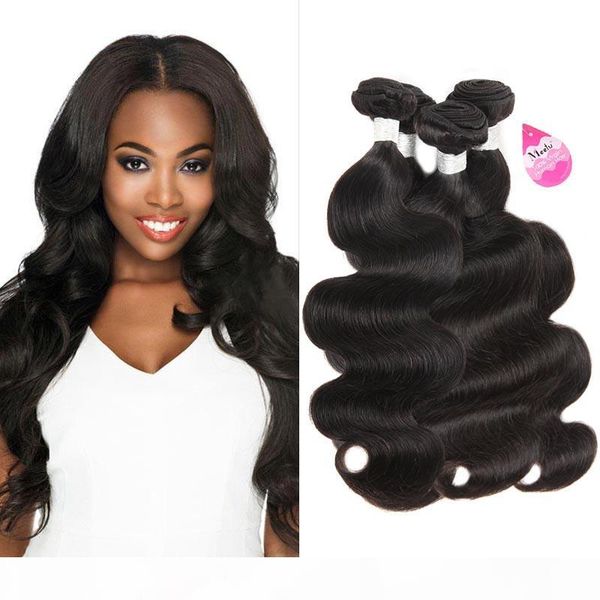 

wholesale 10a brazilian virgin hair bundles body wave 4bundles brazilian human hair weave price body wave hair weave, Black