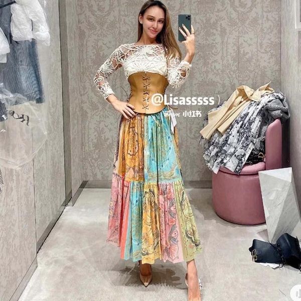 

100% cotton women skirts women printed skirt blue yellow bohemian style skirts, Black