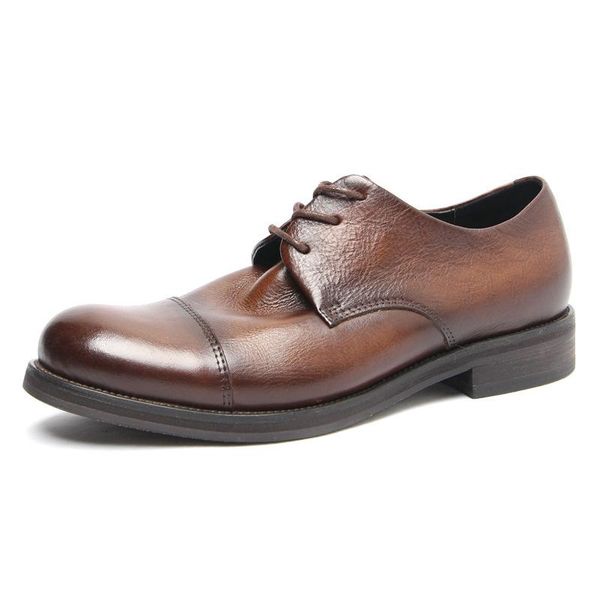 

men dress shoes genuine leather lace-up business men shoes,men dress shoes,summer oxfords spring all-match cowhide, Black