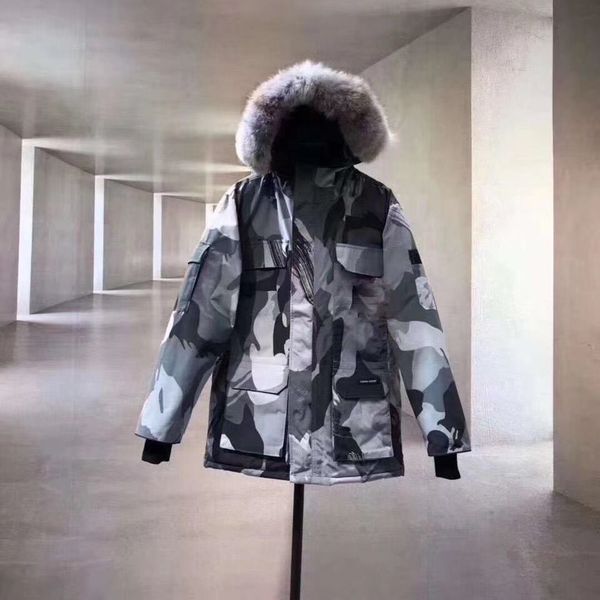 

real fur down jacket man parka warmcoat hoodie warm jacket winter coats men doudoune homme mens down coat men e46, Black