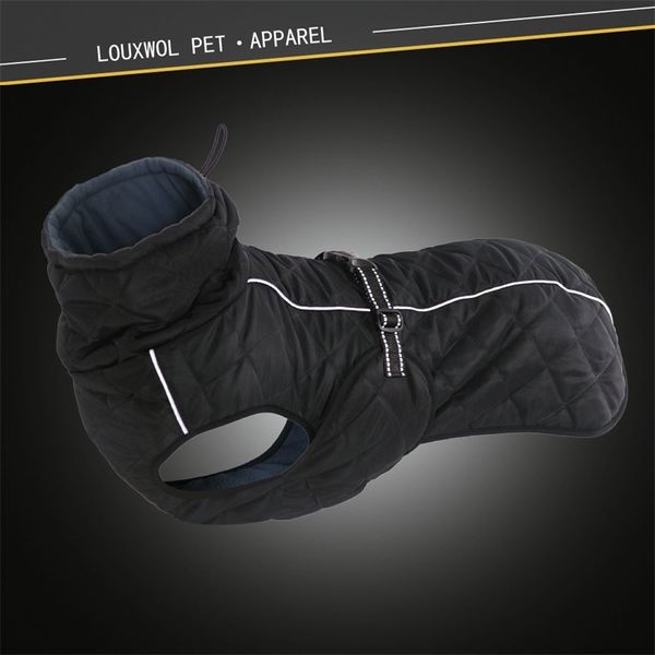 Reflektierende Hundejacke, gewebter Hundemantel, Hunde-Winterkleidung, warme Baumwolle, winddichte Fleece-Welpenjacke, kleine, mittelgroße, große Hunde, XS 201127