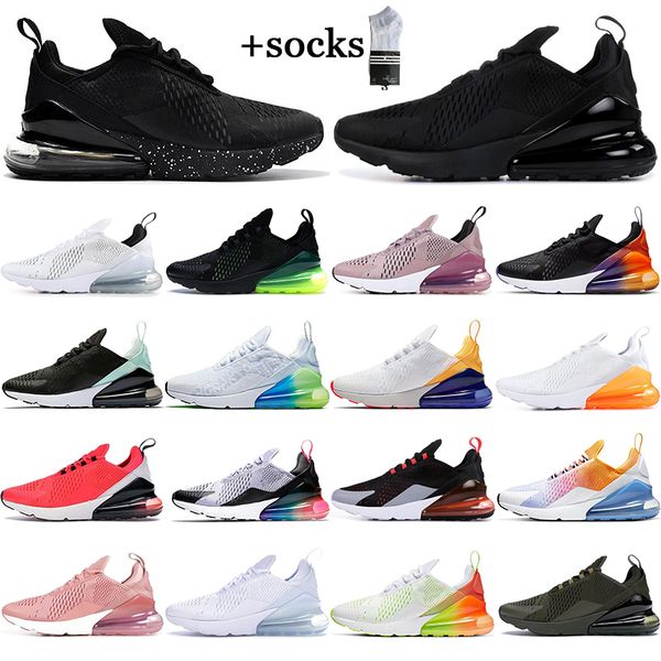

with socks new sports sneaker violet volt orange barely rose stars navy blue triple black breathable running shoes mens trainers 36-45, White;red