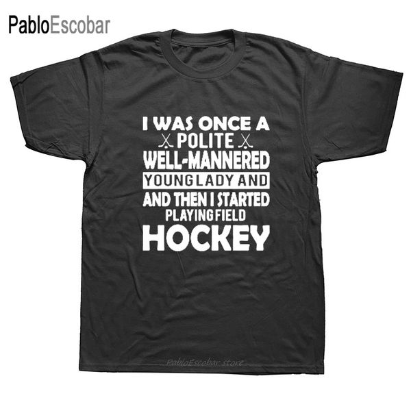 

funny field hockeyer men summer cotton harajuku short sleeve streetwear black hoodie designers t shirts sweatshirt