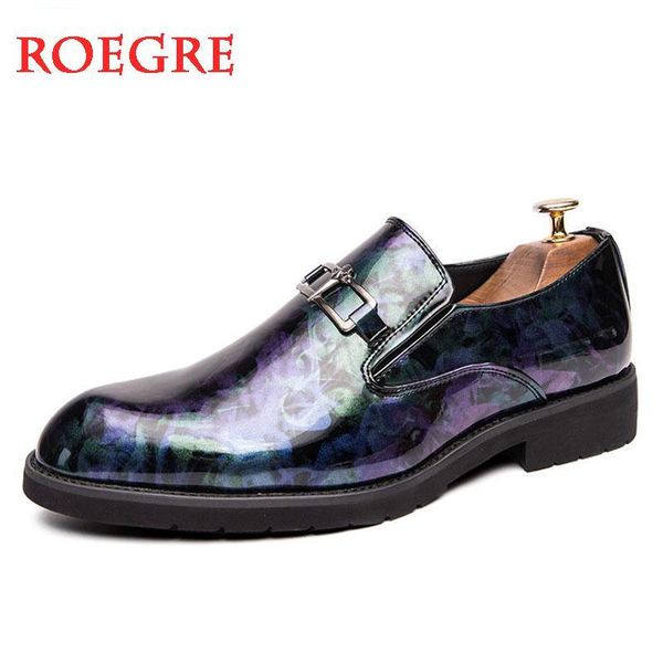 

fashion patent leather dress shoes men flats pointed toe formal shoes men wedding business oxford for footwear, Black