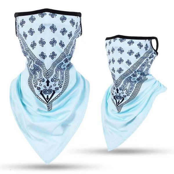 

factorynss3pendant fashion ice silk sport bandana triangle face mask tube scarf neck legging cover fishing headband hiking a